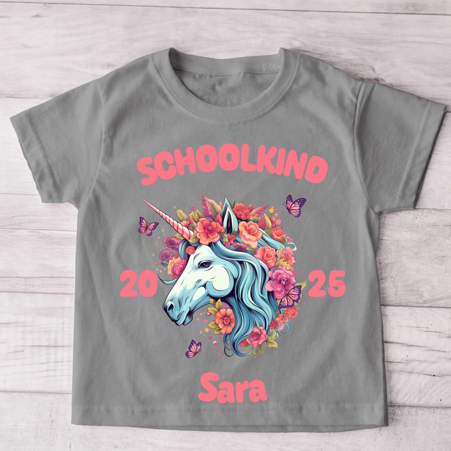 Eenhoorn - Gepersonaliseerd kinder T-shirt