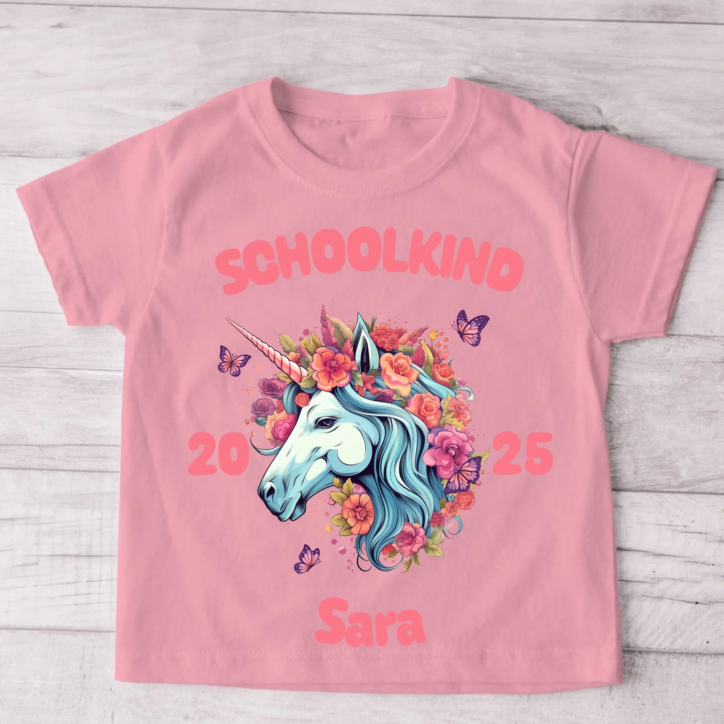 Eenhoorn - Gepersonaliseerd kinder T-shirt