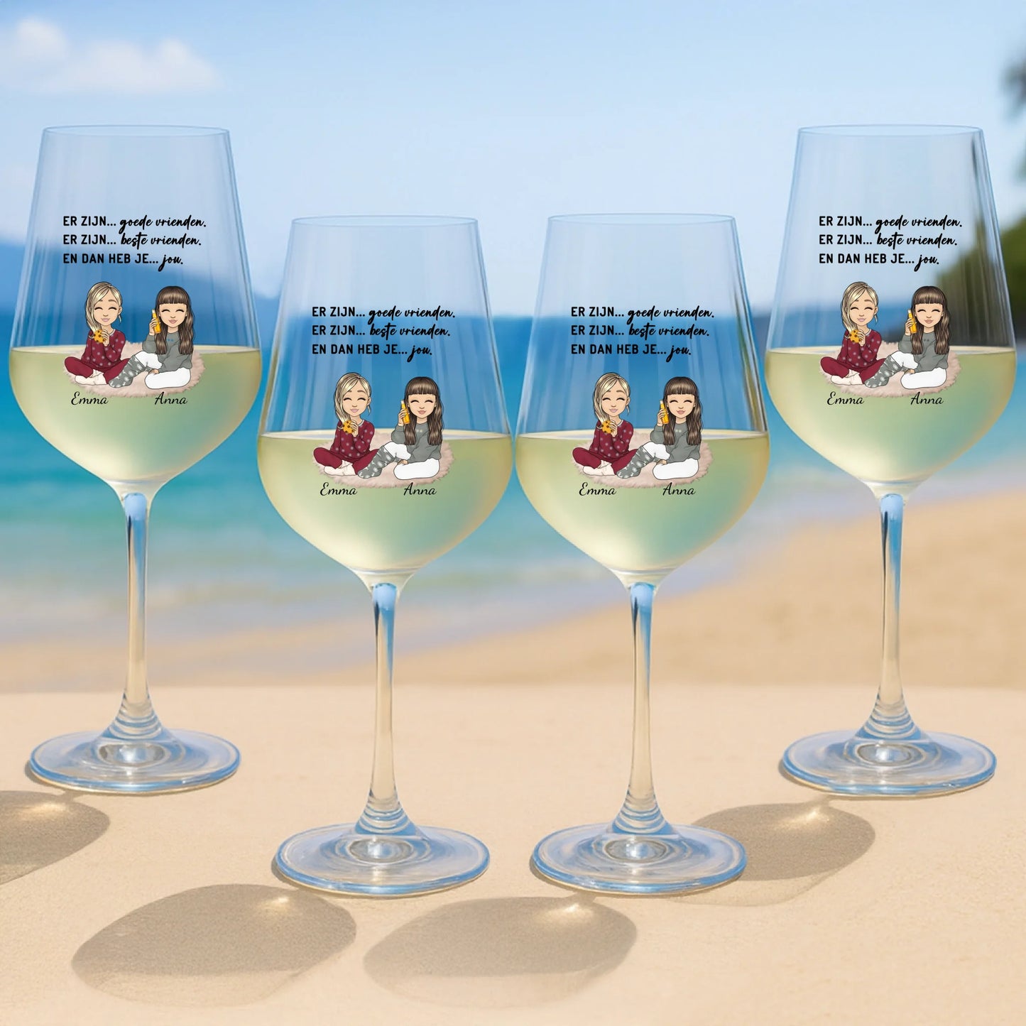 store set 4 wine glasses 