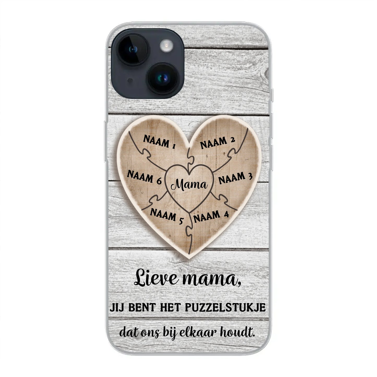 Puzzelstuk - Gepersonaliseerd telefoonhoesje