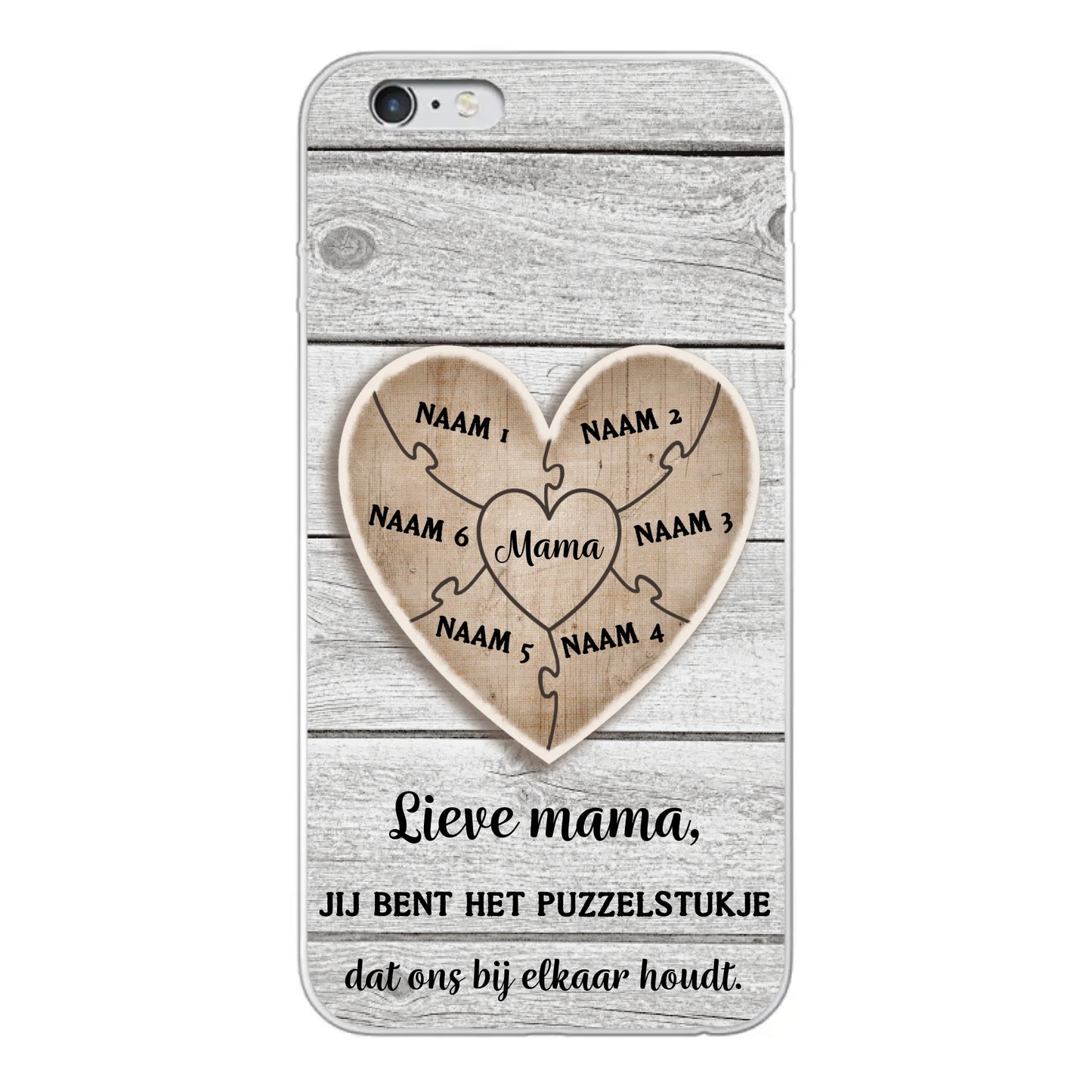 Puzzelstuk - Gepersonaliseerd telefoonhoesje