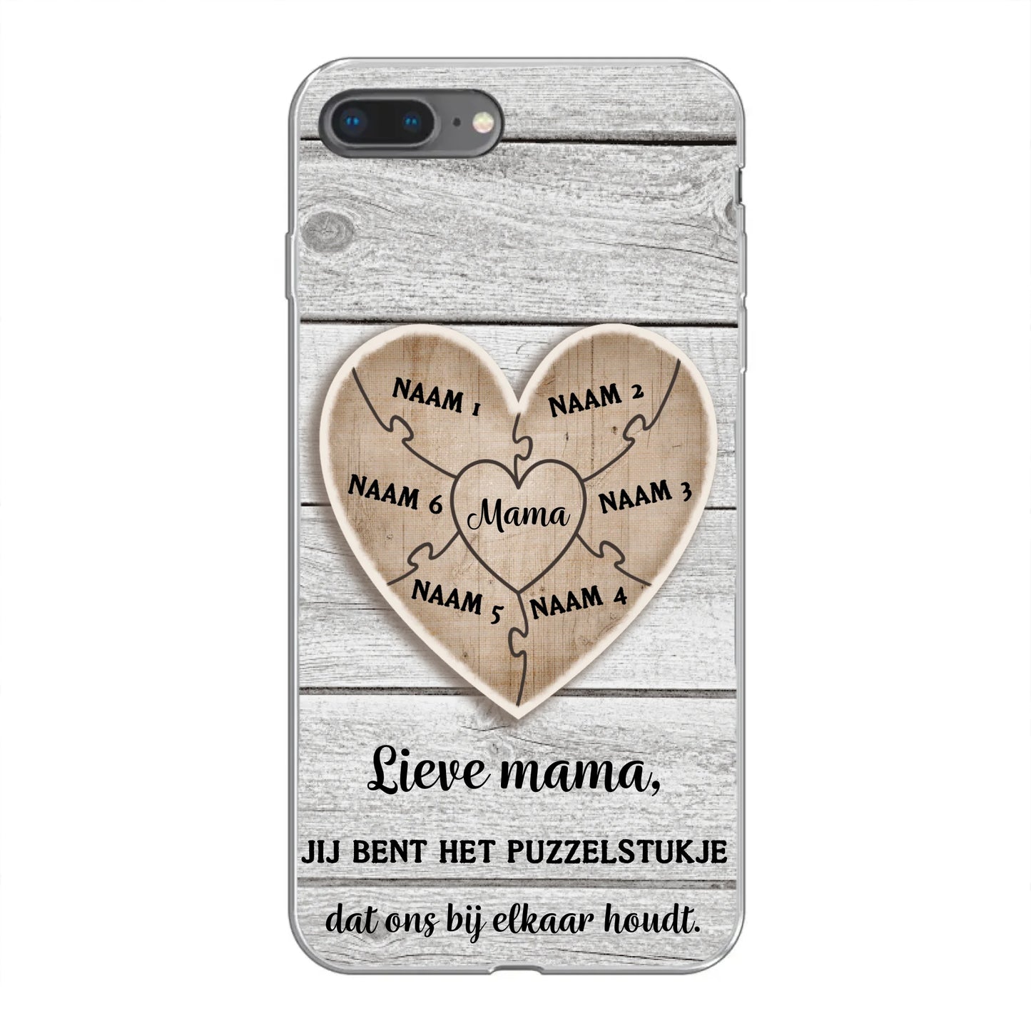 Puzzelstuk - Gepersonaliseerd telefoonhoesje