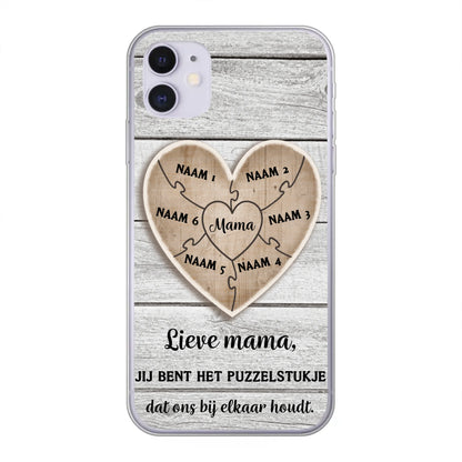 Puzzelstuk - Gepersonaliseerd telefoonhoesje