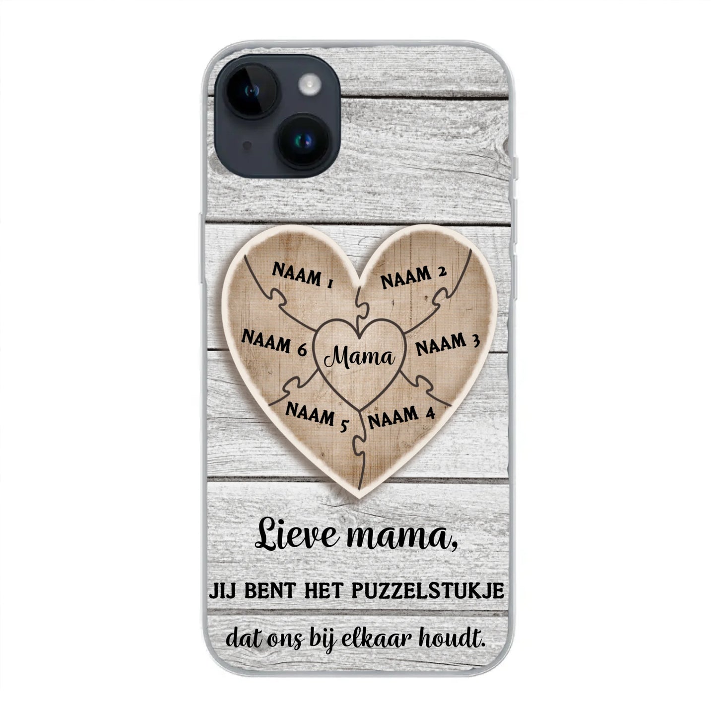 Puzzelstuk - Gepersonaliseerd telefoonhoesje