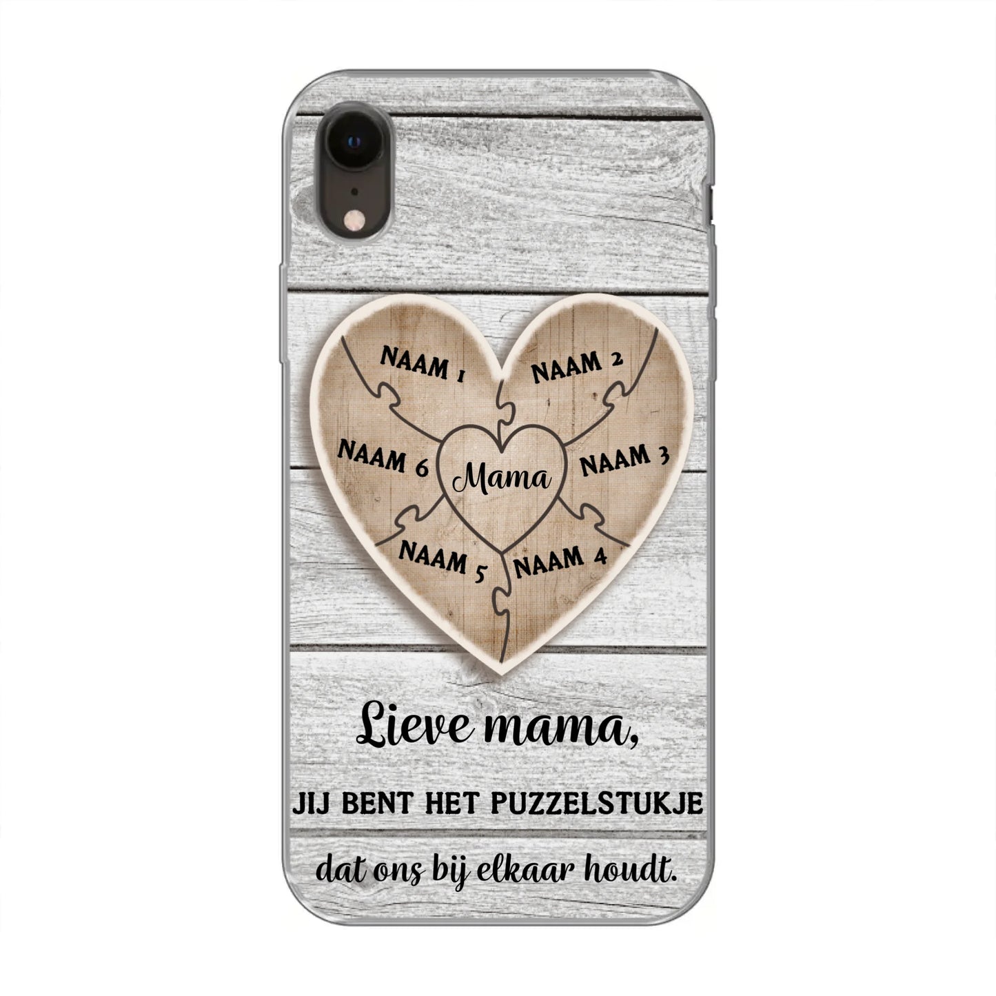 Puzzelstuk - Gepersonaliseerd telefoonhoesje