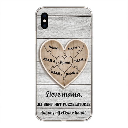 Puzzelstuk - Gepersonaliseerd telefoonhoesje