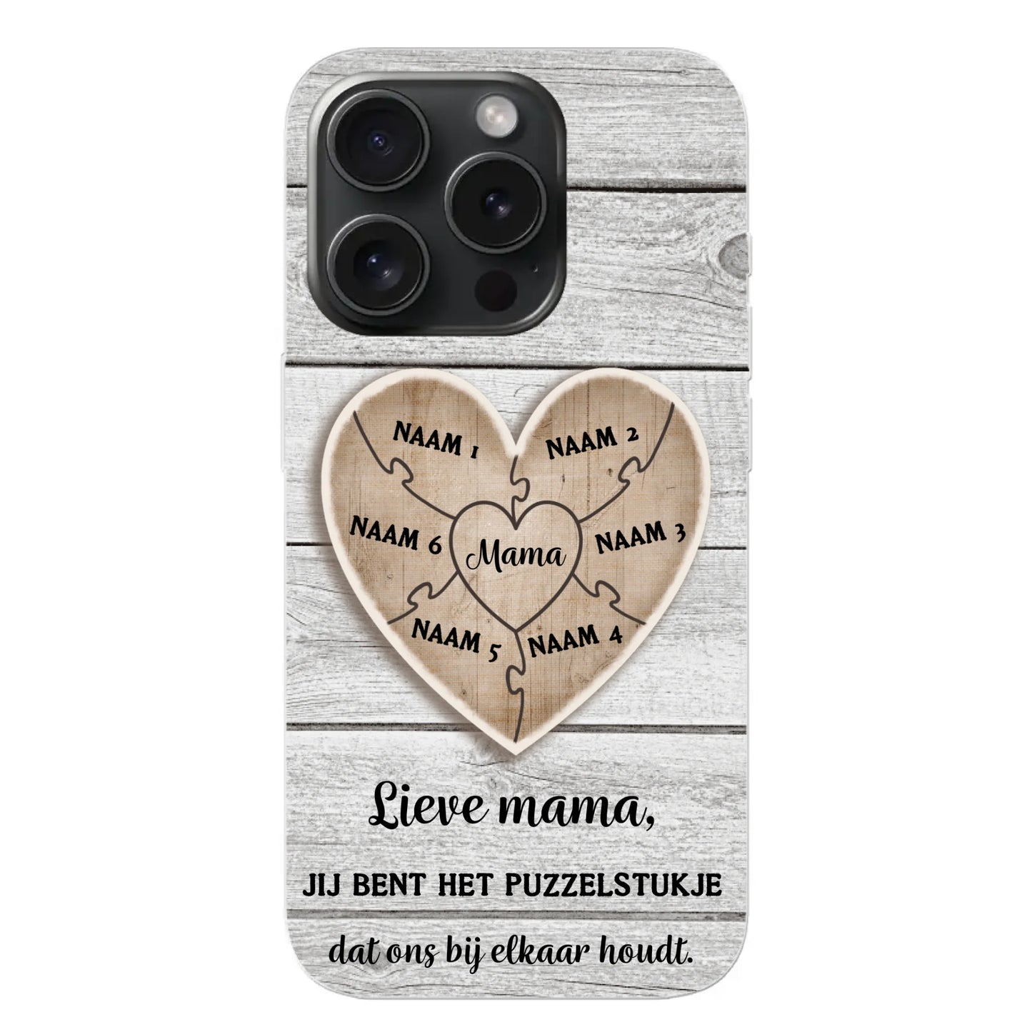 Puzzelstuk - Gepersonaliseerd telefoonhoesje
