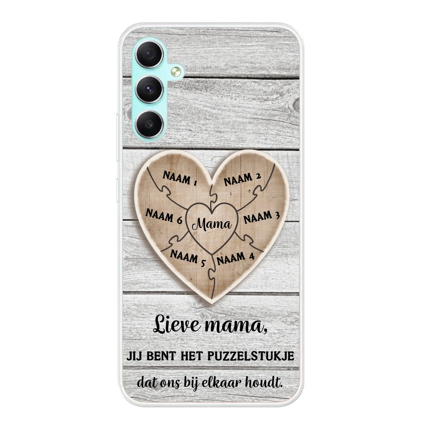 Puzzelstuk - Gepersonaliseerd telefoonhoesje