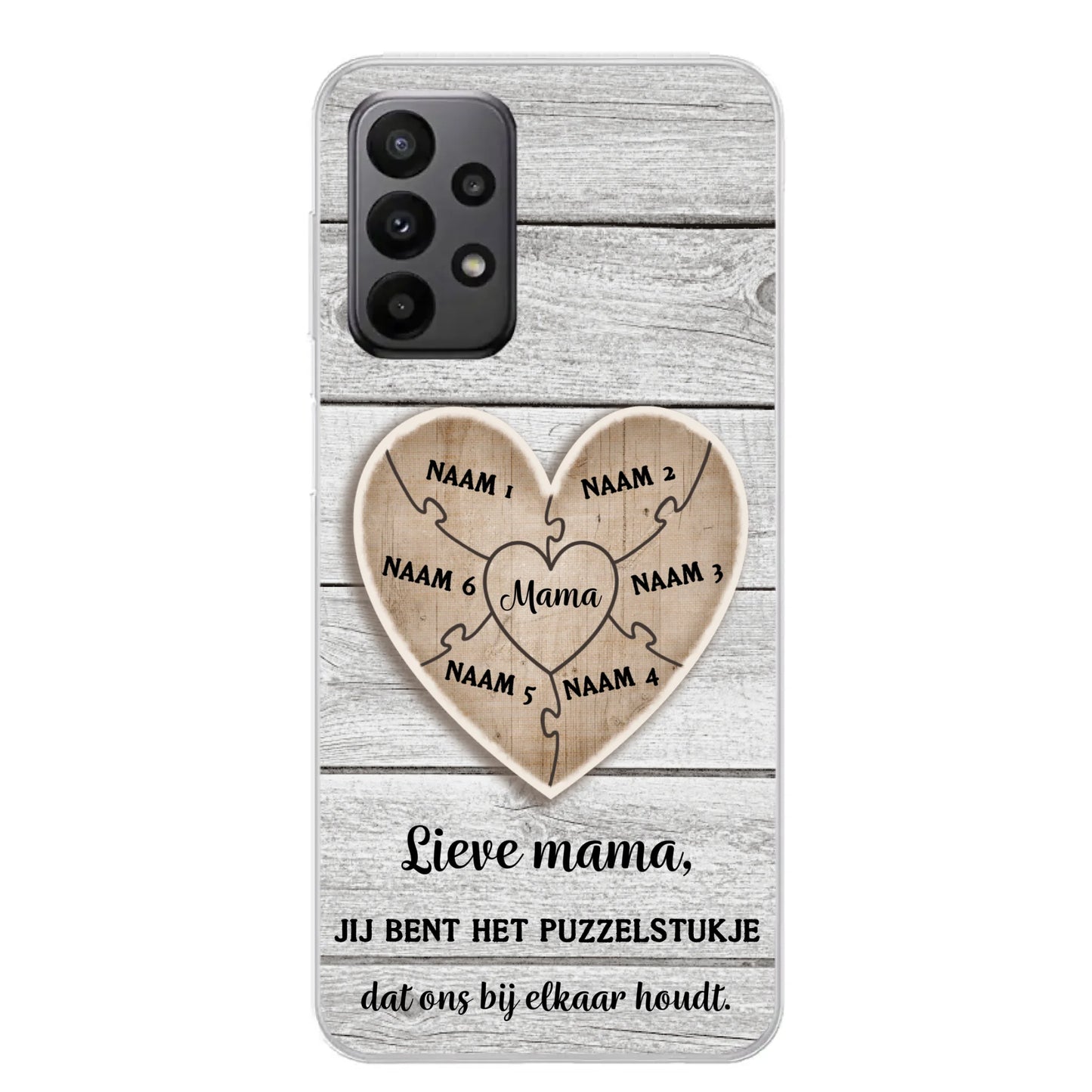 Puzzelstuk - Gepersonaliseerd telefoonhoesje