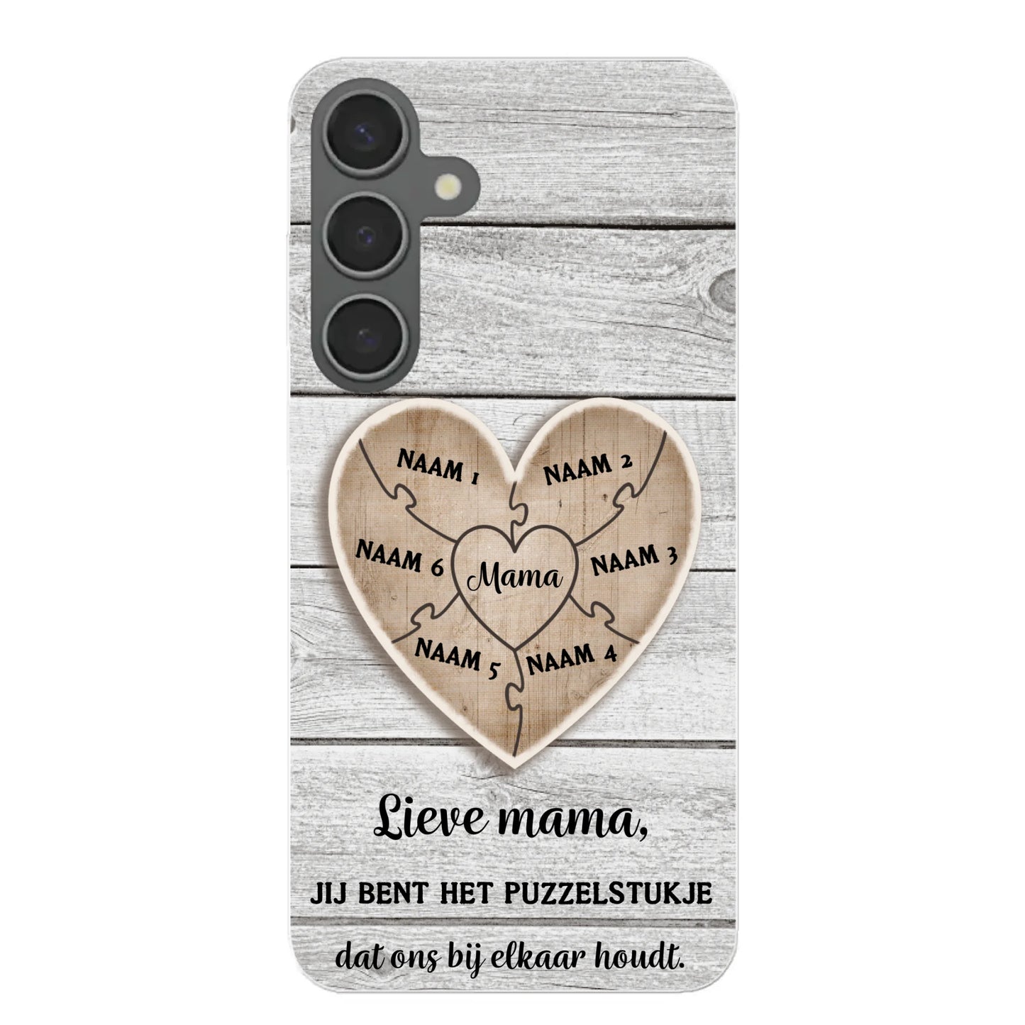 Puzzelstuk - Gepersonaliseerd telefoonhoesje