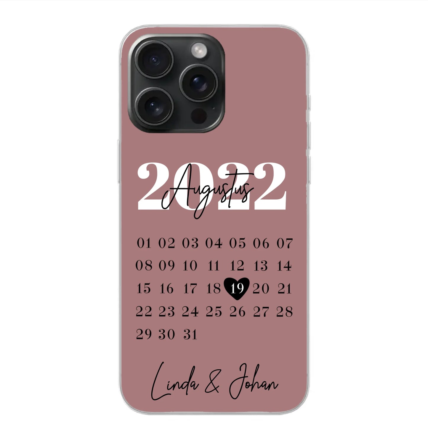 Ons jubileum - Gepersonaliseerd telefoonhoesje