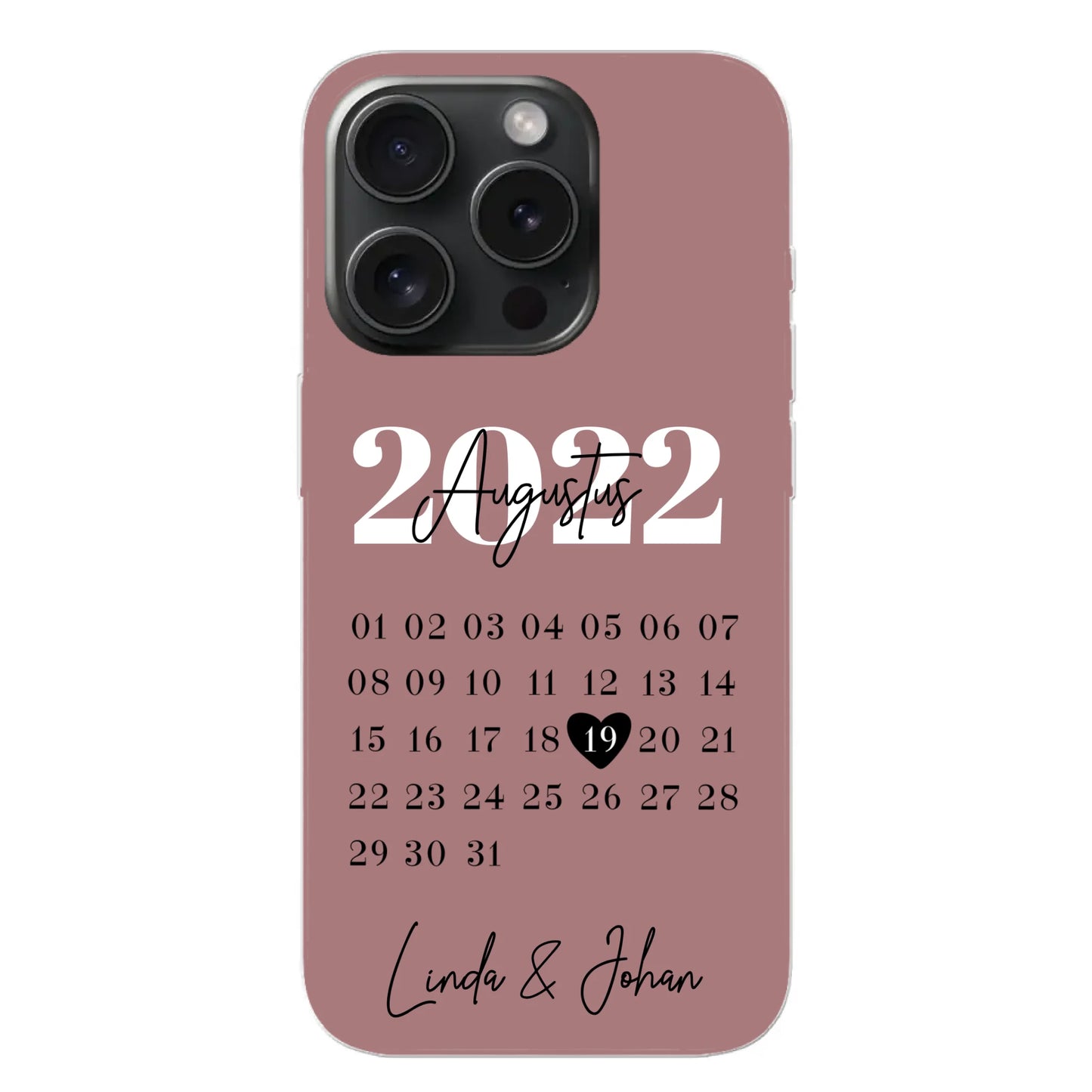 Ons jubileum - Gepersonaliseerd telefoonhoesje