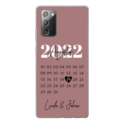 Ons jubileum - Gepersonaliseerd telefoonhoesje