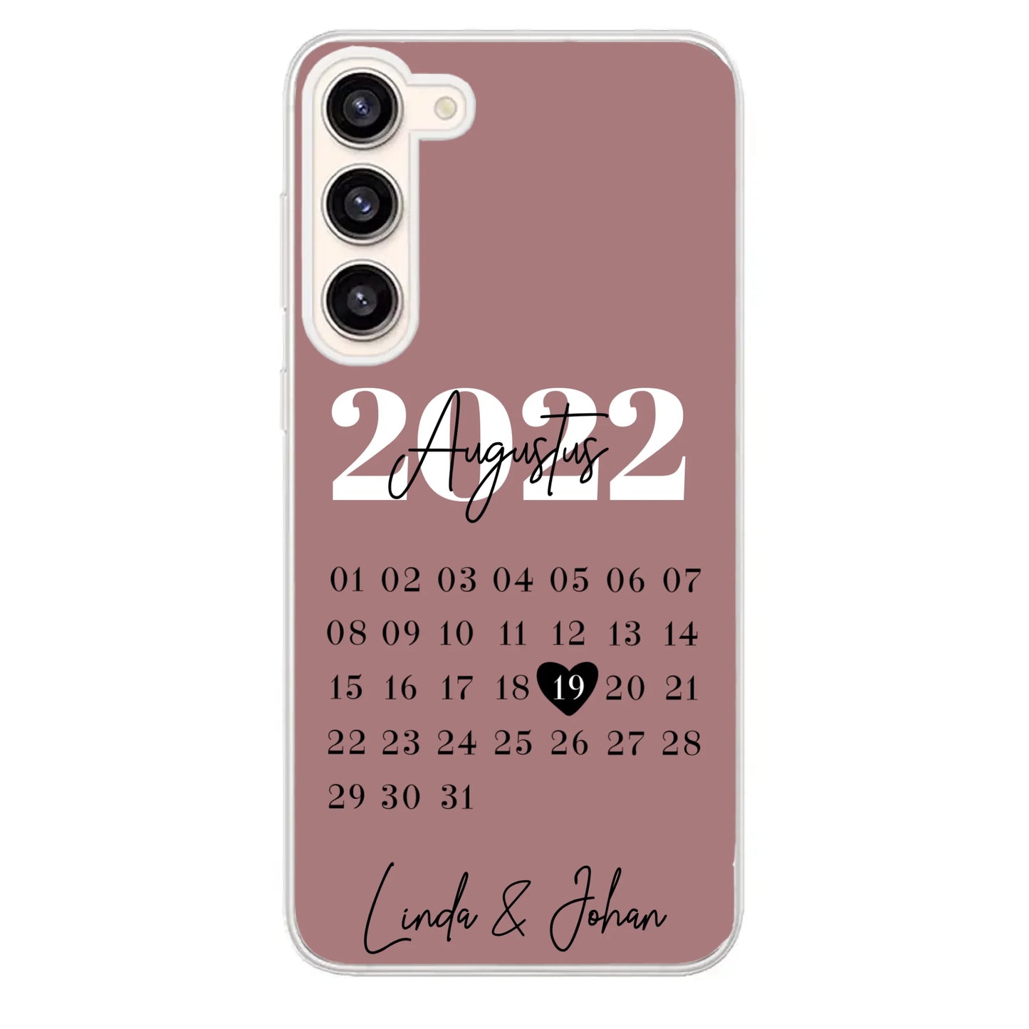 Ons jubileum - Gepersonaliseerd telefoonhoesje