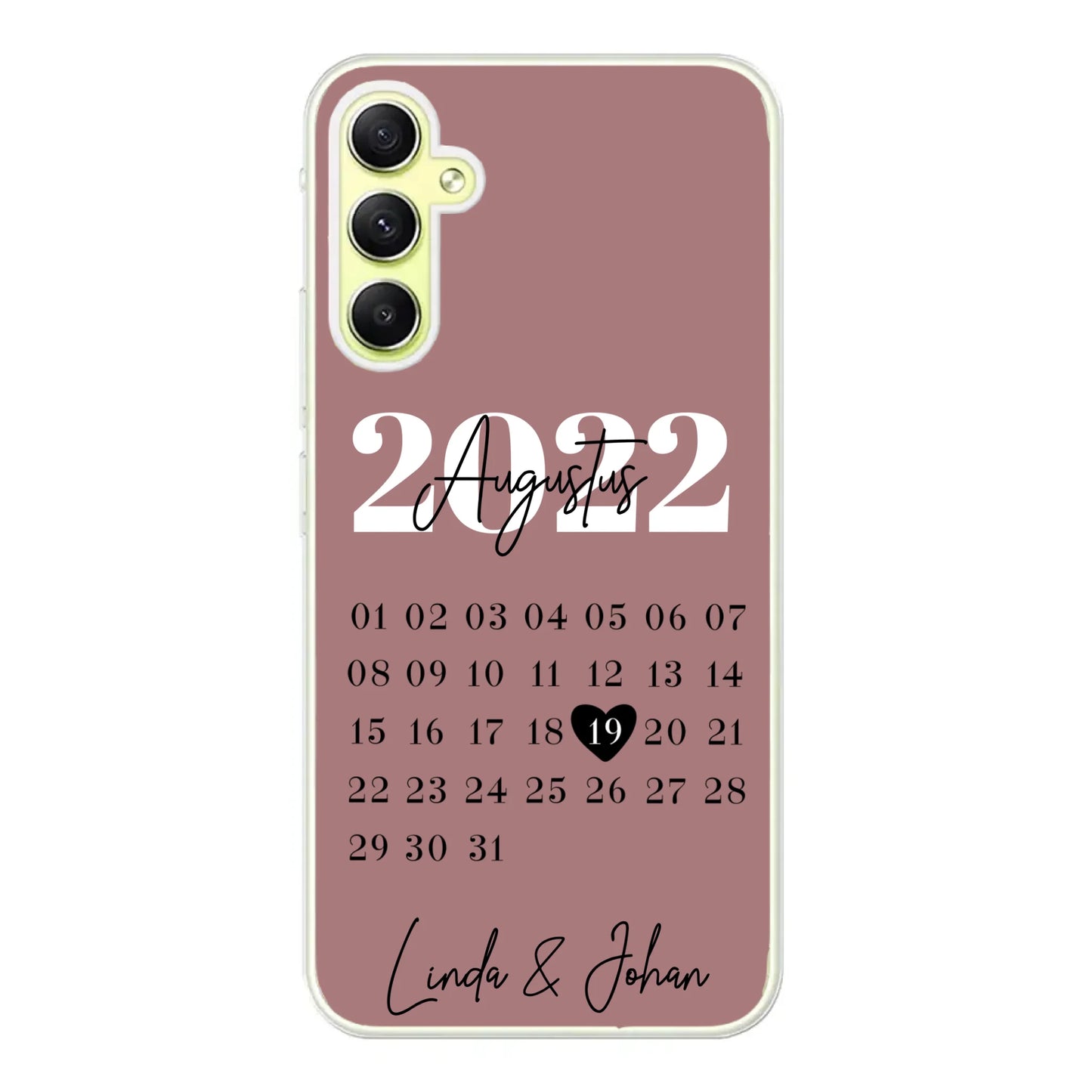 Ons jubileum - Gepersonaliseerd telefoonhoesje
