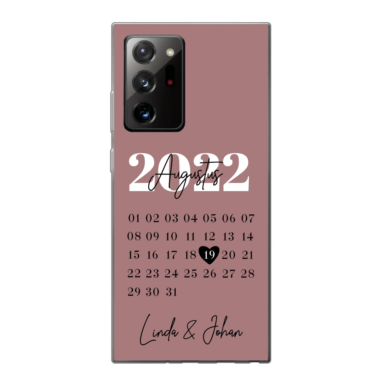 Ons jubileum - Gepersonaliseerd telefoonhoesje