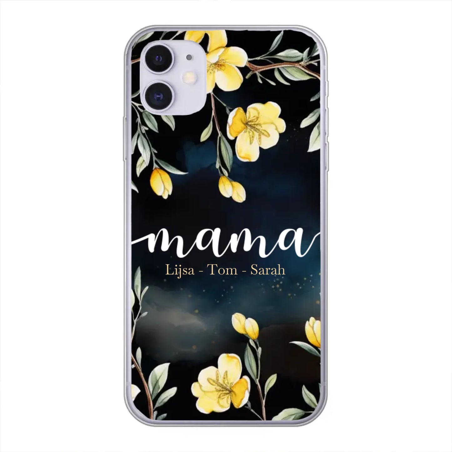 Bloemenliefde - Gepersonaliseerd telefoonhoesje