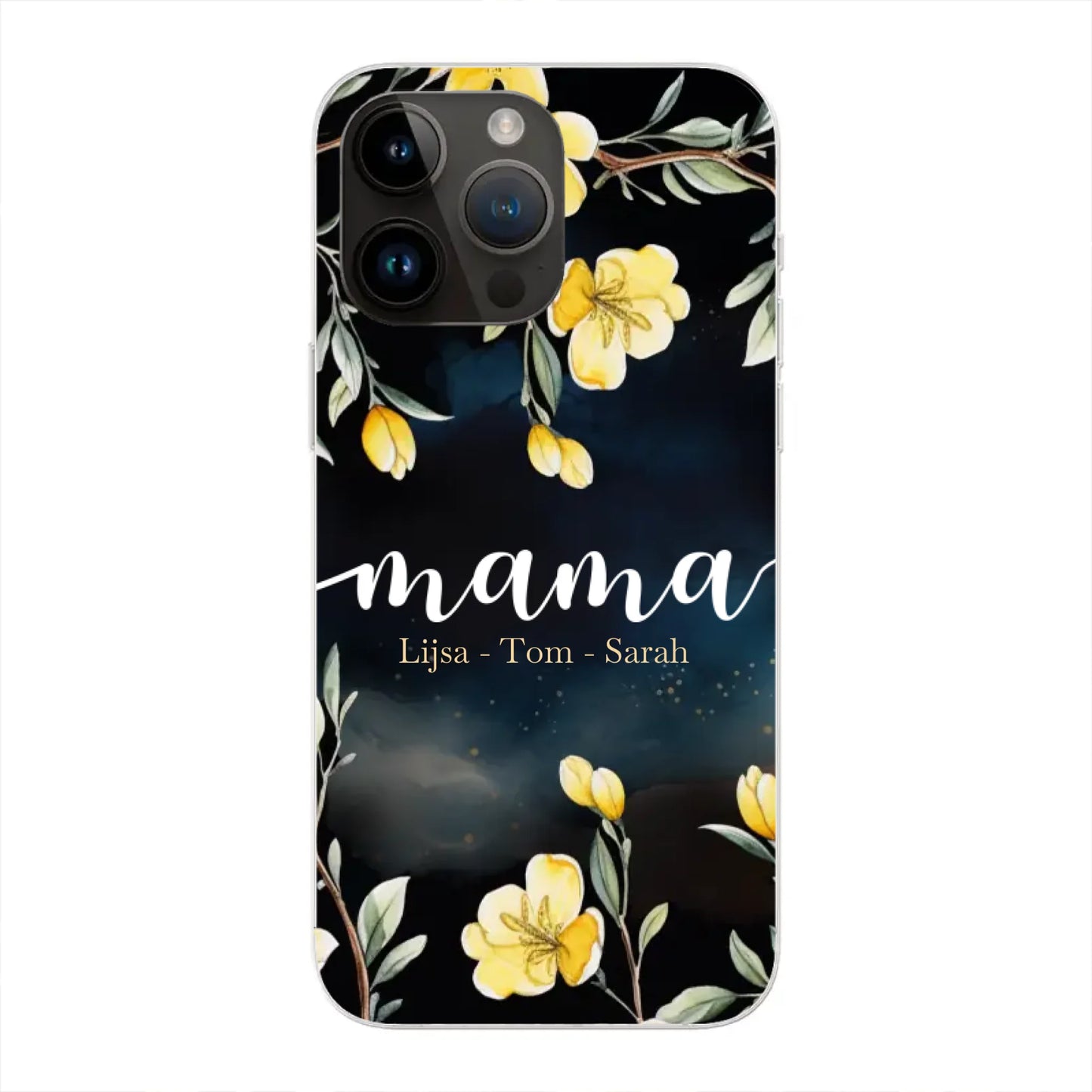 Bloemenliefde - Gepersonaliseerd telefoonhoesje