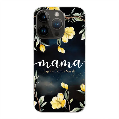 Bloemenliefde - Gepersonaliseerd telefoonhoesje