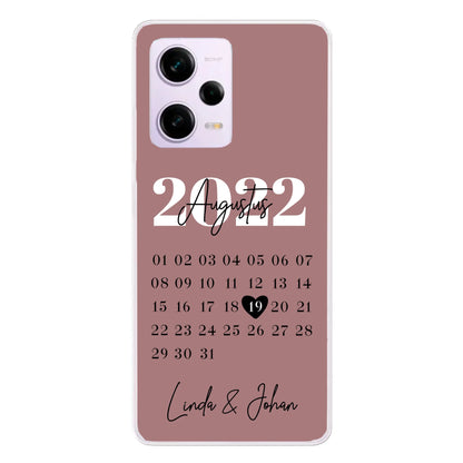 Ons jubileum - Gepersonaliseerd telefoonhoesje