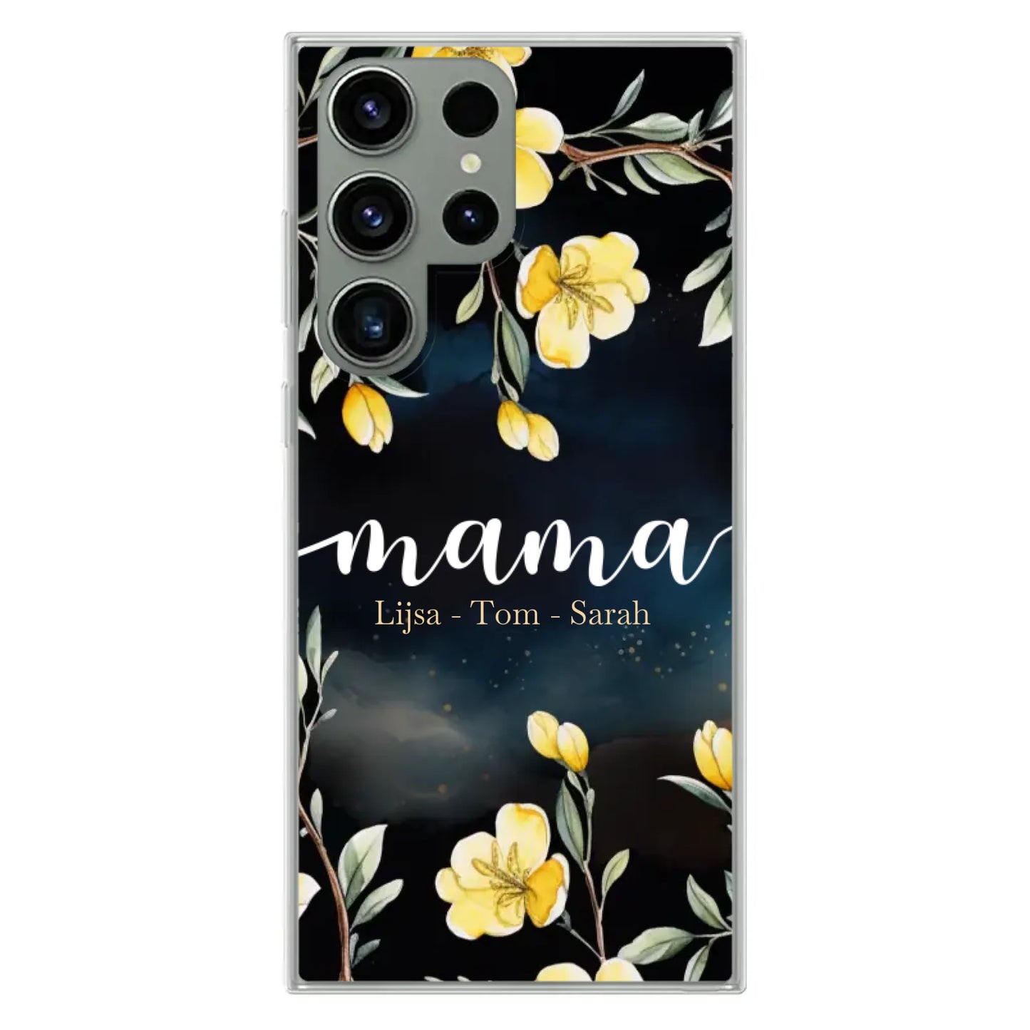 Bloemenliefde - Gepersonaliseerd telefoonhoesje