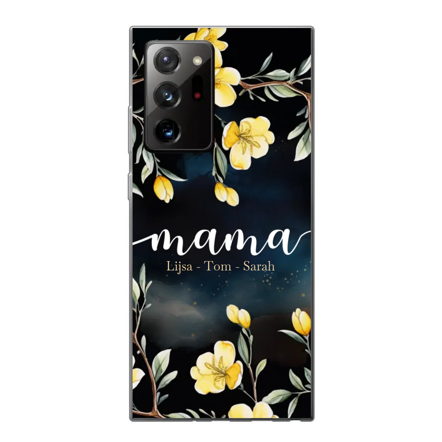 Bloemenliefde - Gepersonaliseerd telefoonhoesje