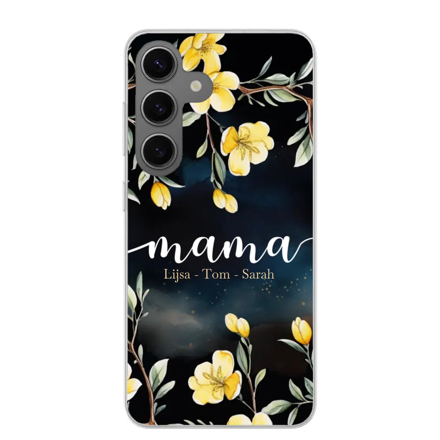 Bloemenliefde - Gepersonaliseerd telefoonhoesje