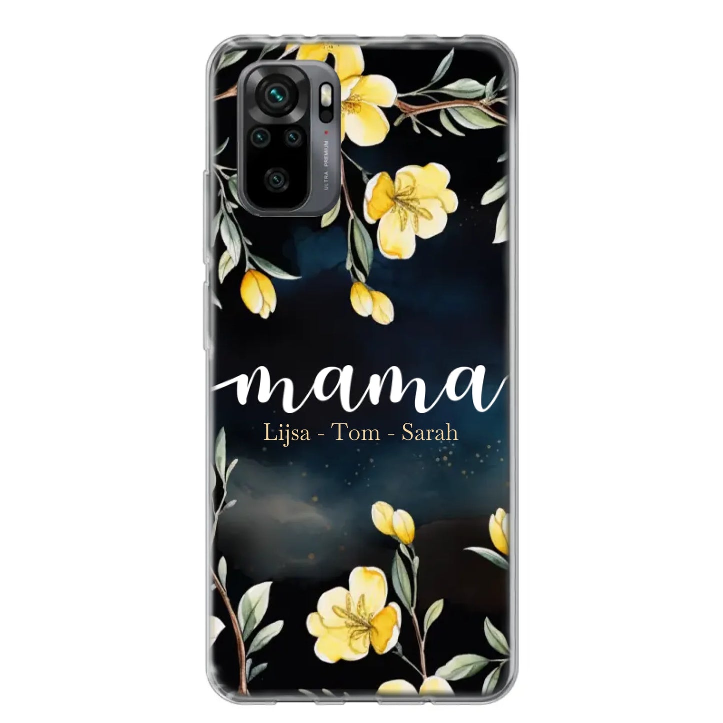 Bloemenliefde - Gepersonaliseerd telefoonhoesje