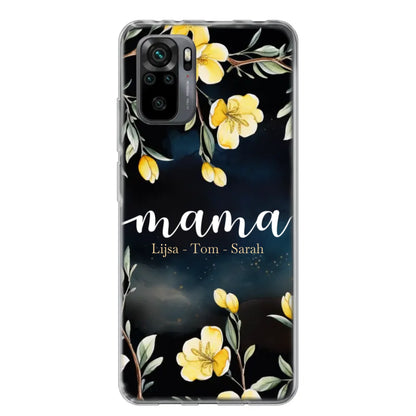 Bloemenliefde - Gepersonaliseerd telefoonhoesje