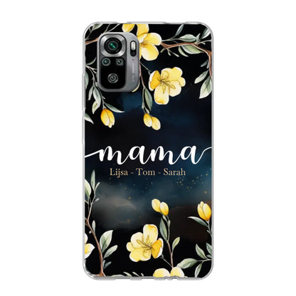 Bloemenliefde - Gepersonaliseerd telefoonhoesje