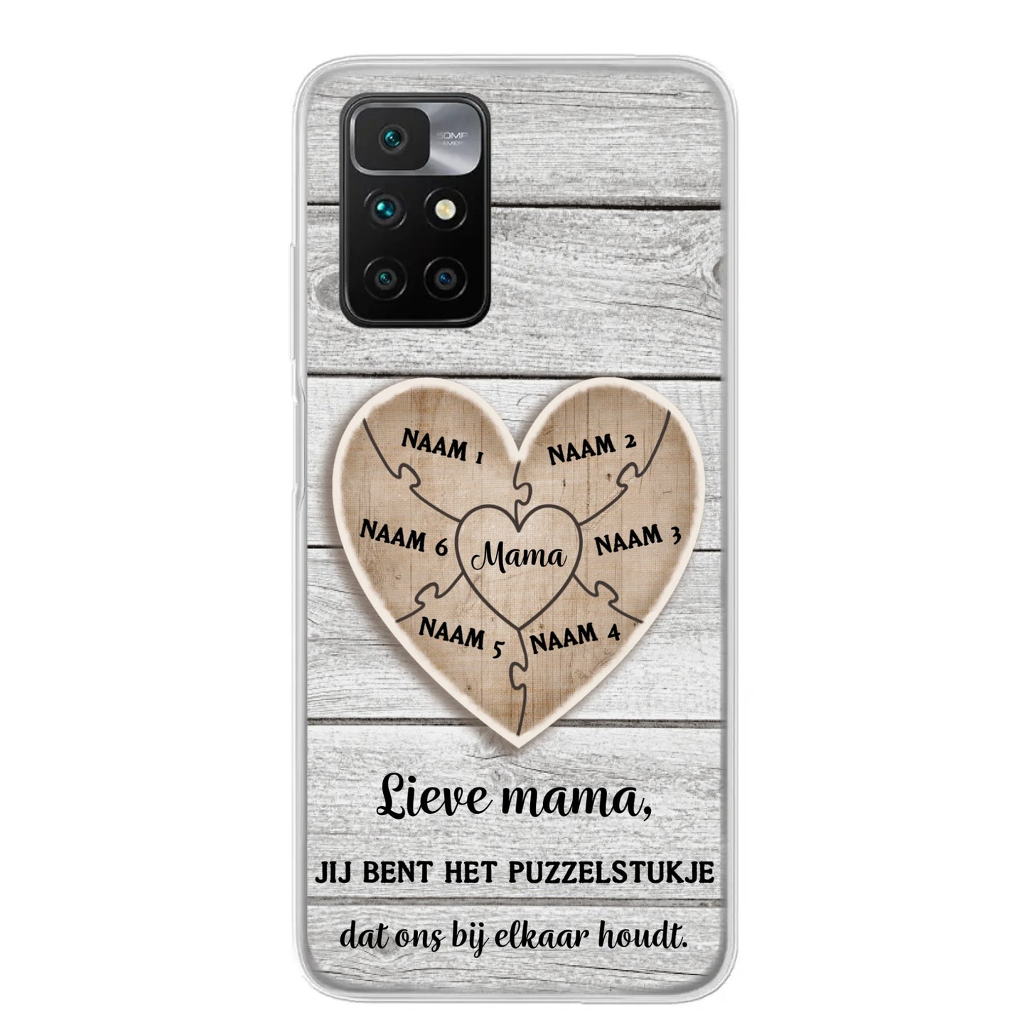 Puzzelstuk - Gepersonaliseerd telefoonhoesje