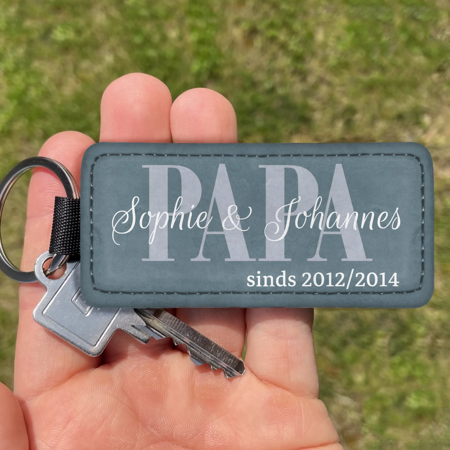 Lieverds  - Gepersonaliseerde sleutelhanger van kunstleer