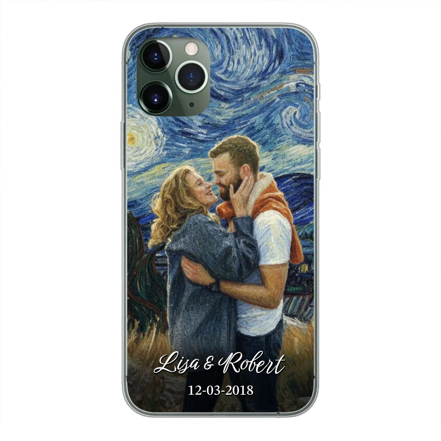 Ons jubileum (Van Gogh-stijl) - Gepersonaliseerd telefoonhoesje