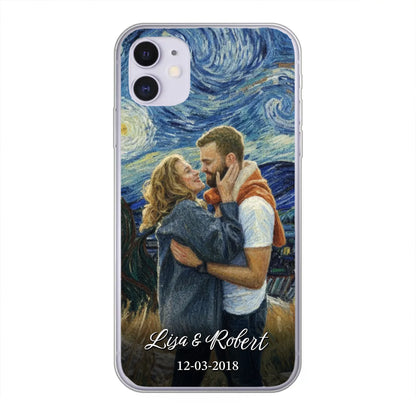 Ons jubileum (Van Gogh-stijl) - Gepersonaliseerd telefoonhoesje