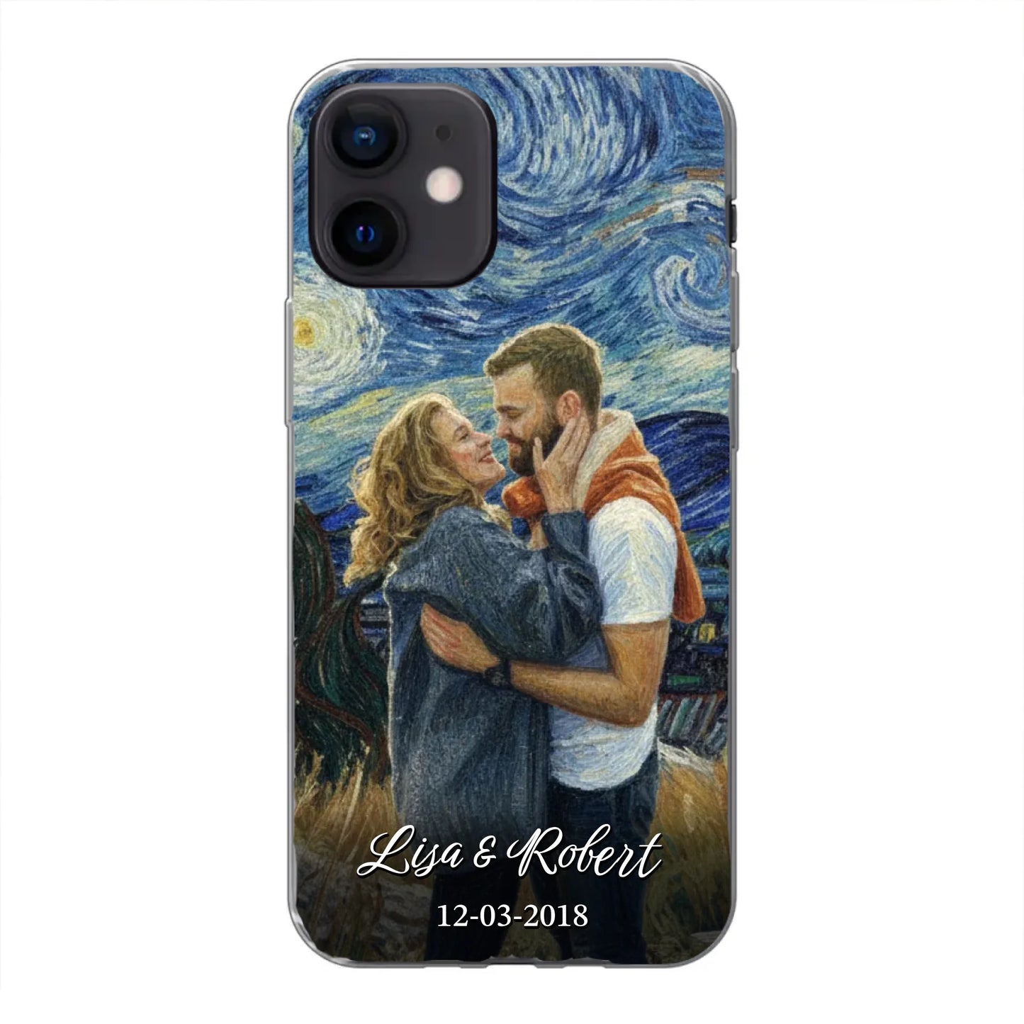Ons jubileum (Van Gogh-stijl) - Gepersonaliseerd telefoonhoesje