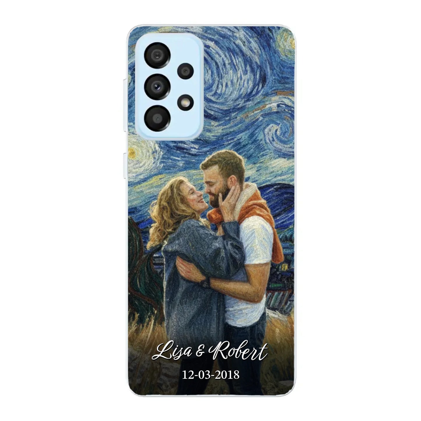 Ons jubileum (Van Gogh-stijl) - Gepersonaliseerd telefoonhoesje