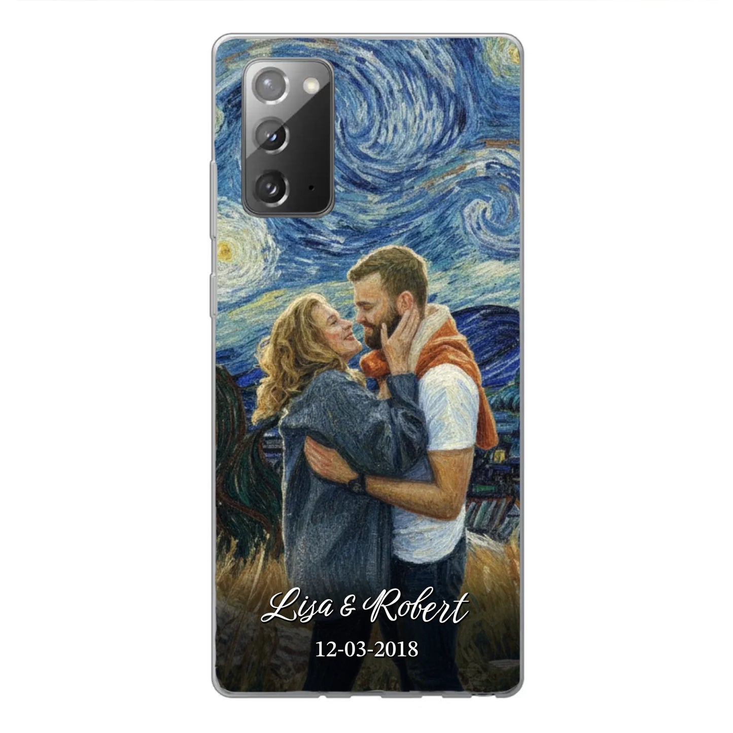 Ons jubileum (Van Gogh-stijl) - Gepersonaliseerd telefoonhoesje