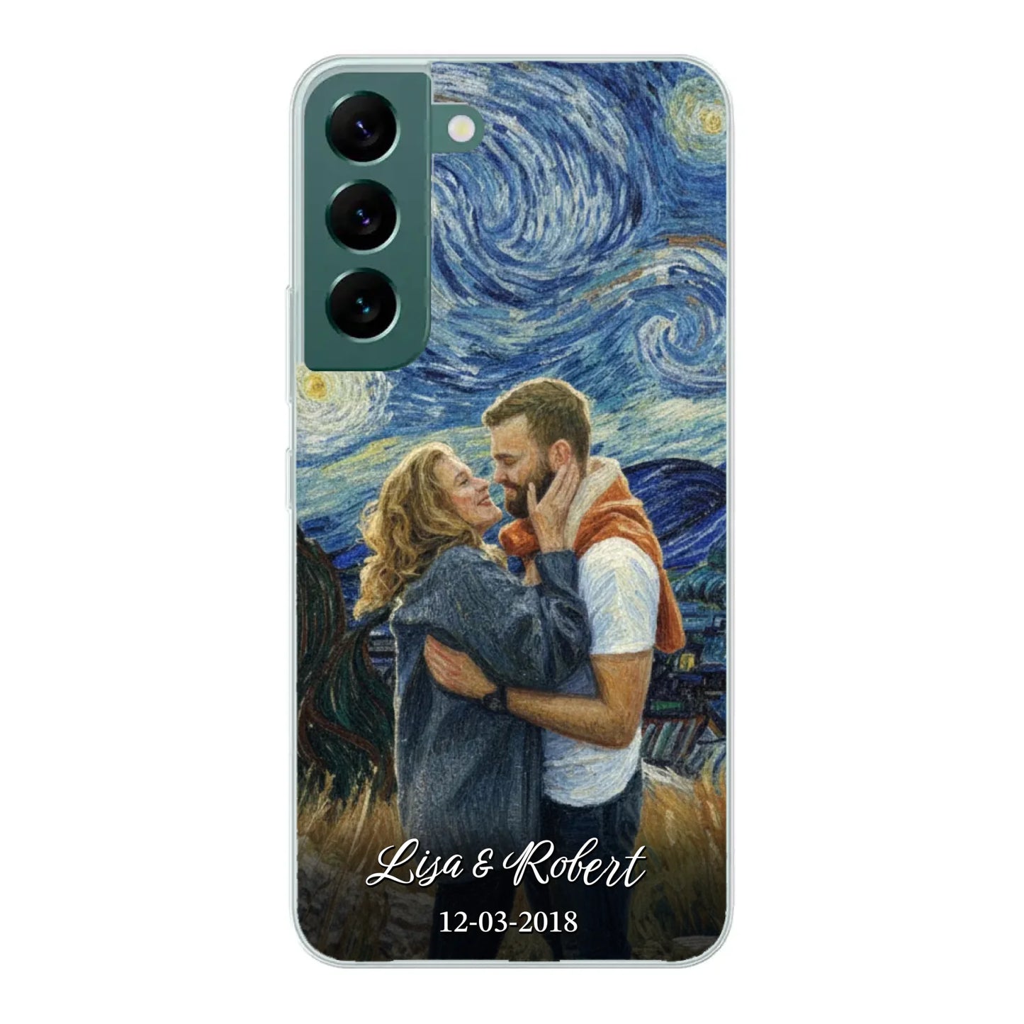 Ons jubileum (Van Gogh-stijl) - Gepersonaliseerd telefoonhoesje