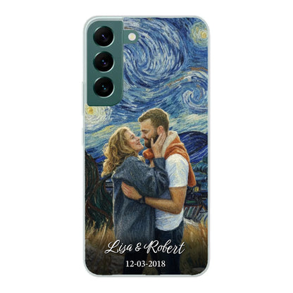Ons jubileum (Van Gogh-stijl) - Gepersonaliseerd telefoonhoesje