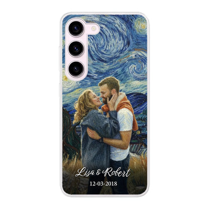Ons jubileum (Van Gogh-stijl) - Gepersonaliseerd telefoonhoesje