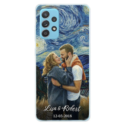 Ons jubileum (Van Gogh-stijl) - Gepersonaliseerd telefoonhoesje