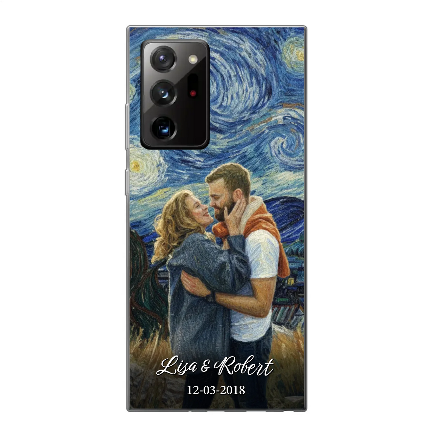Ons jubileum (Van Gogh-stijl) - Gepersonaliseerd telefoonhoesje