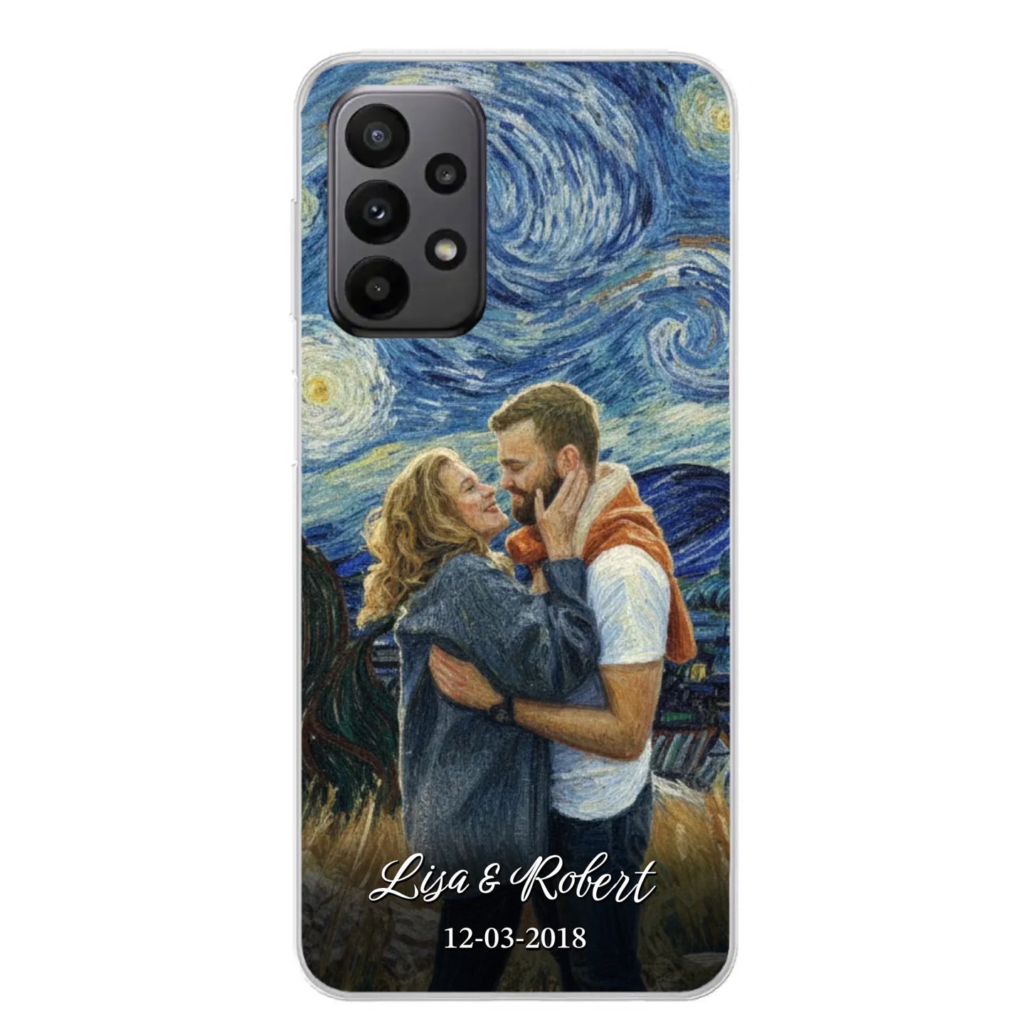 Ons jubileum (Van Gogh-stijl) - Gepersonaliseerd telefoonhoesje