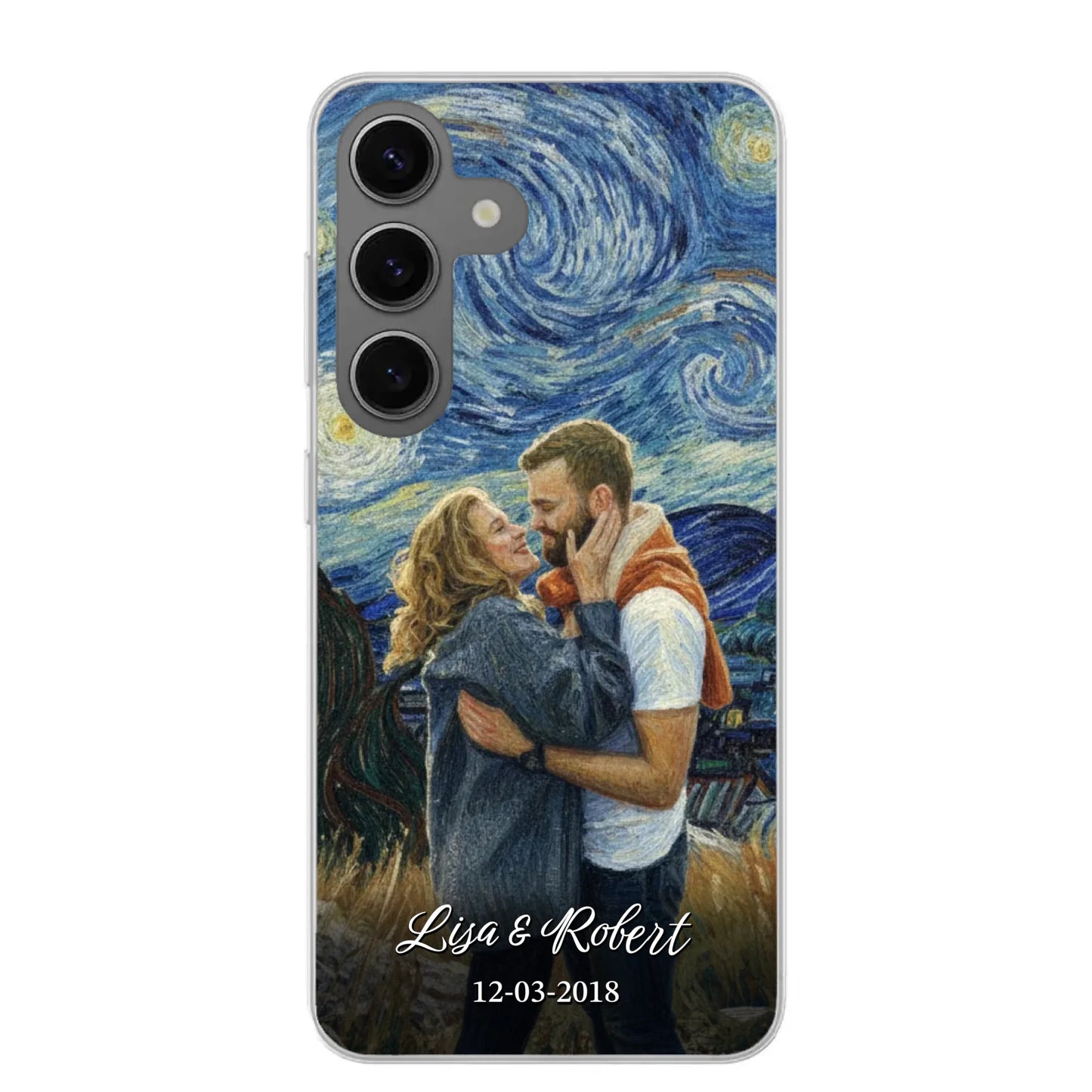 Ons jubileum (Van Gogh-stijl) - Gepersonaliseerd telefoonhoesje