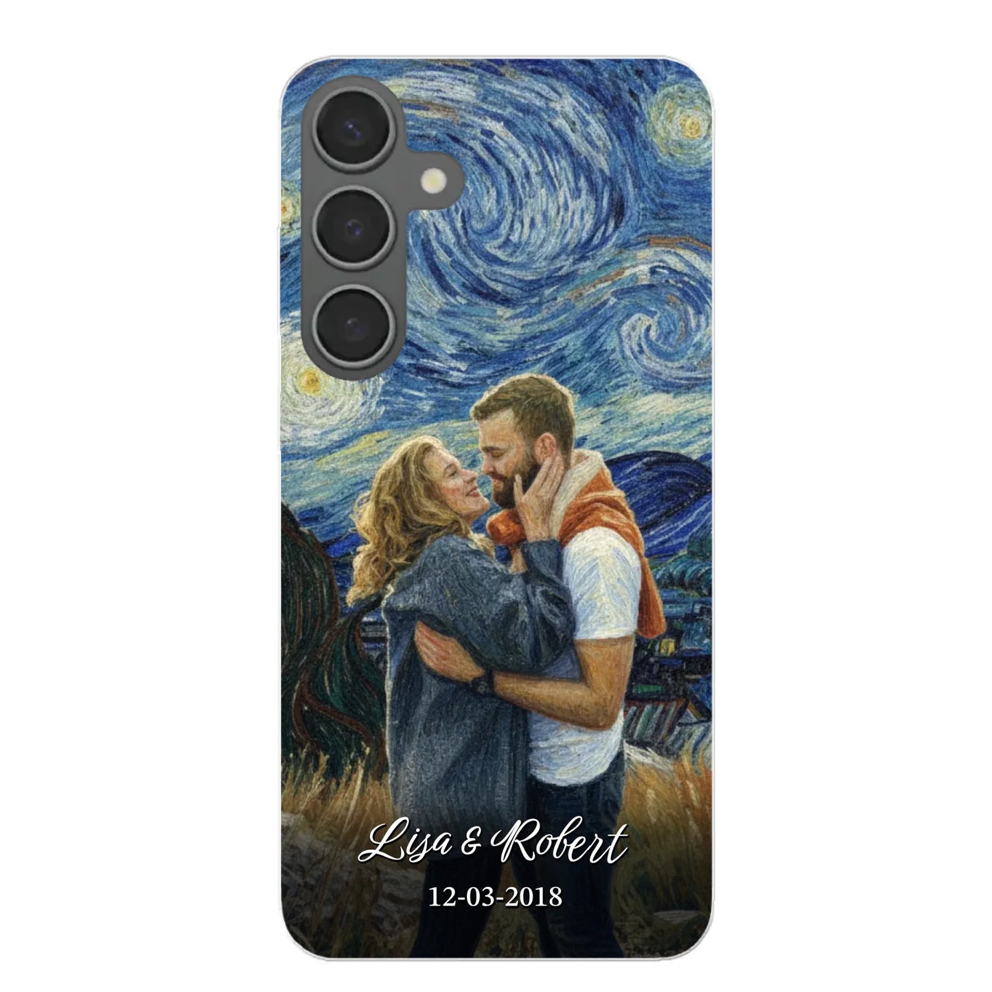 Ons jubileum (Van Gogh-stijl) - Gepersonaliseerd telefoonhoesje