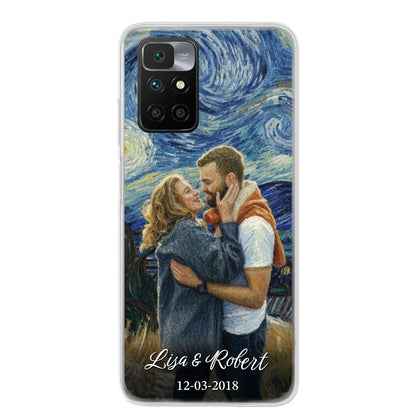 Ons jubileum (Van Gogh-stijl) - Gepersonaliseerd telefoonhoesje