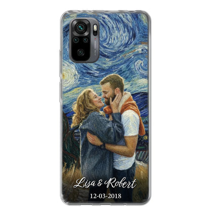 Ons jubileum (Van Gogh-stijl) - Gepersonaliseerd telefoonhoesje