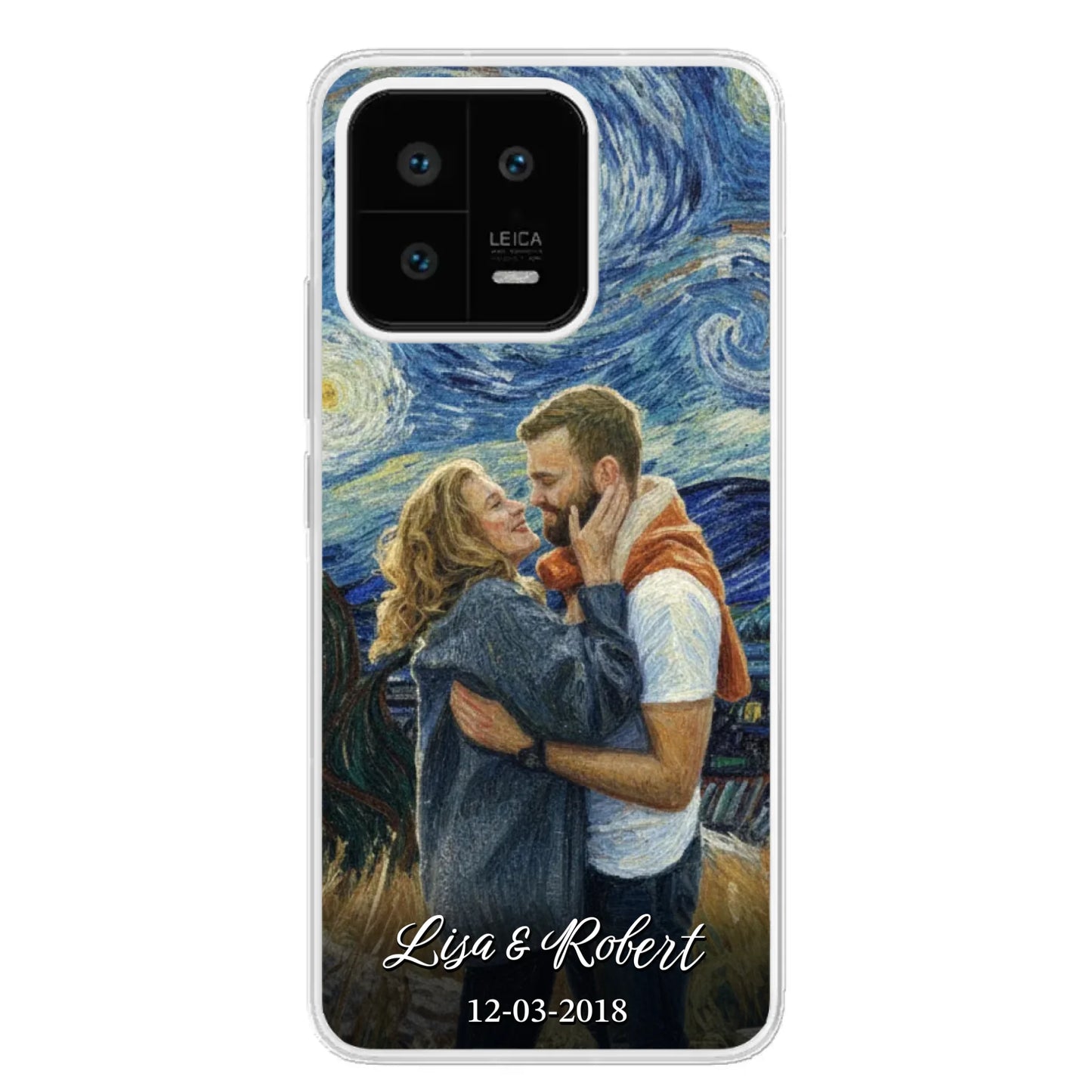 Ons jubileum (Van Gogh-stijl) - Gepersonaliseerd telefoonhoesje