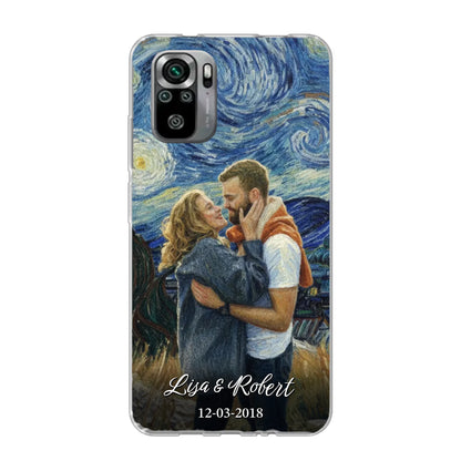 Ons jubileum (Van Gogh-stijl) - Gepersonaliseerd telefoonhoesje