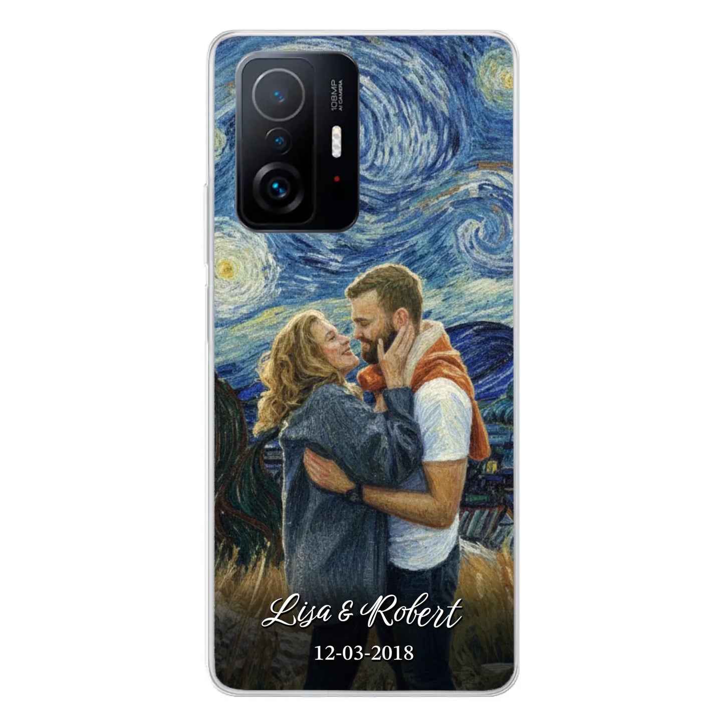 Ons jubileum (Van Gogh-stijl) - Gepersonaliseerd telefoonhoesje
